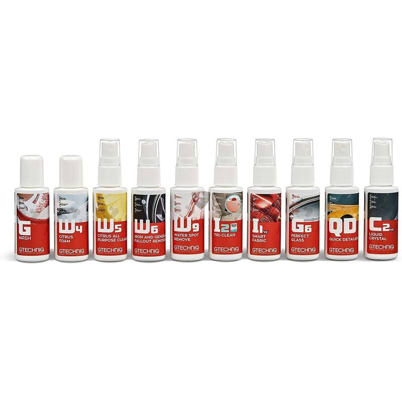 GTECHNIQ Smart Sample Kit 50ml Bottles - Car Care Kit